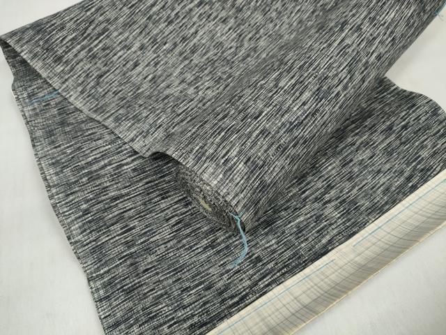 ■■■　サイズ　■■■ 長さ　　着尺分あり 幅　　　約35cm ■■■　商品詳細　■■■ 【綿麻・未使用】 状態は特に目立ったシミ汚れなどもなく大変良い状態です。 お安く出品致しますので、是非この機会にいかがでしょうか？ ■■■　注意事項　■■■ ■モニター発色の具合により色合いが異なる場合がございます。 ■寸法は多少の誤差が生じる場合がございますのでご了承ください。 ■縫込みの長さが左右非対称の場合は短い部分を記載しております。 左右非対称であってもご返品・お値引き等の保証は出来かねますので、ご了承の上ご購入をお願い致します。 ■シミ等のチェックには注意を払っておりますが、見落としがある場合もございますし、個人の見解も様々ですので神経質な方のご購入はお控えください。 ■箪笥に入っておりました着物や帯なので畳みシワや匂いがあるものもございます。 ■お休みは基本的に土日祝となりますが、その他臨時でお休みする場合がございますのでご了承ください。 ■商品の発送は平日のみの発送となります。 ■夜間と土曜、日曜日はお問い合わせの回答が遅れる場合がございます。 ■当店では、お直し、紋入れ、お手入れ等は承っておりません。 ■生地の状態（ヤケ、経年劣化等）によってはサイズ直しが出来ない場合がございます。 その点もどうかご了承のうえ、ご購入をお願いいたします。 ■弊社で取り扱う商品は一点ものにつき、時期や在庫状況に応じて金額が変更となる場合がございます。 ■検針は行っておりません。予めご了承いただきますようお願いいたします。 ■【洗える着物】と記載のある商品におきましては、商品お届け後に洗濯を行ってしまってからのご返品にはご対応しかねます。 念の為、専門店でのお手入れをお願いいたします。 ■着物のサイズ目安は下記を参考ください↓ ＜女性着物＞　お端折り次第で＋5cm　−1cmが着用可能サイズ 　例）身丈170cmの場合、身長160cm〜175cm ＜男性着物＞　身丈＋約25cm〜27cm程が適応身長 　例）身丈155cmの場合、身長180〜182cm