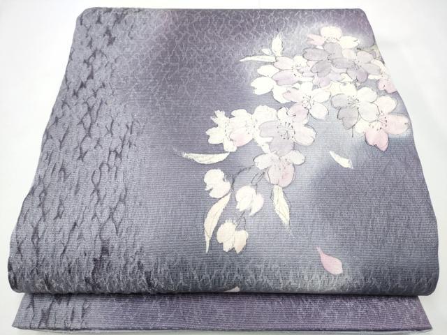 藤井絞名古屋帯桜柄 藤井絞・帽子絞り／桜