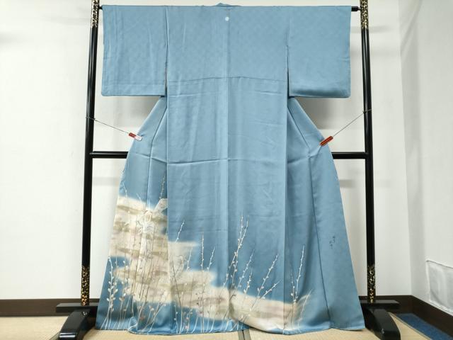 平和屋着物●豪華色留袖　作家物　刺繍　鷺　枝蕾　暈し染め　金彩　正絹　逸品　CABE2489yc
