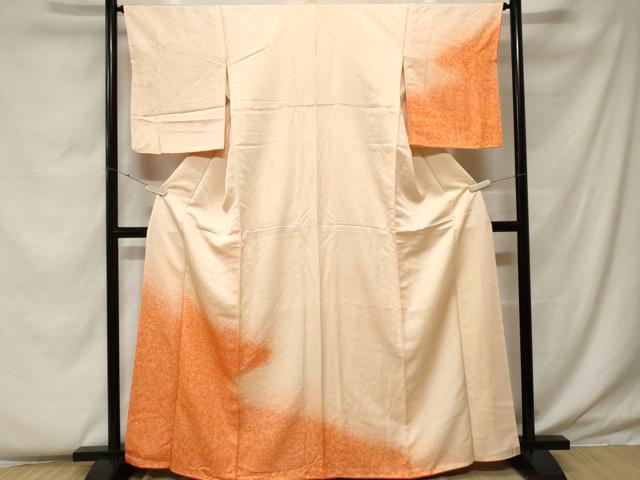 平和屋着物■訪問着　霞文　暈し染め　正絹　逸品　CABF4296ev