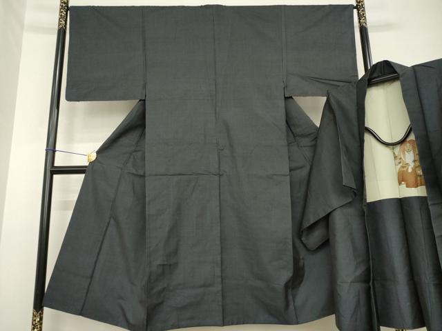 Other - 平和屋着物▼男性　本場大島紬　アンサンブル　一元絣　正絹　逸品　AABH2626ck