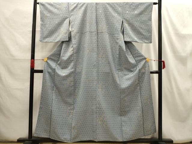 Rakuten - 平和屋着物■小紋　亀甲鼓文　金彩　洗える着物　AABH6223sx