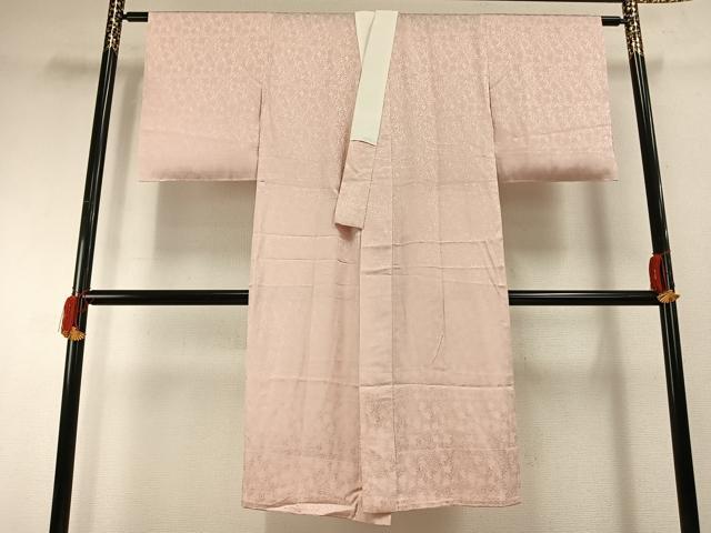 Uramono - 平和屋着物●長襦袢　無双仕立て　南天地紋　薄桜色　正絹　逸品　未使用　AABG4779fy