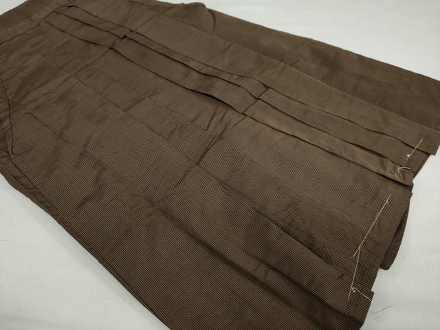 Uramono - 平和屋着物●男性　馬乗り袴　縞　正絹　逸品　DABC2998ud