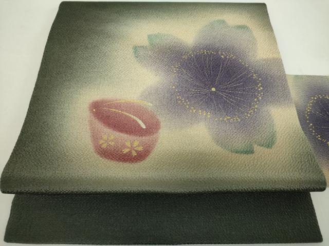 平和屋着物●九寸名古屋帯舞桜ぽっく...
