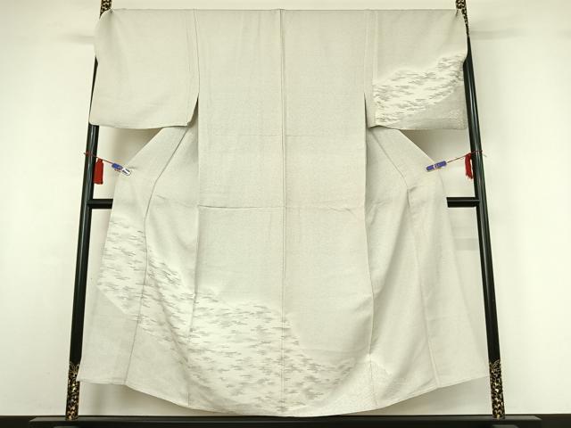 Other - 平和屋着物▽男性　訪問着　単衣　作家物　霞文　キングサイズ　正絹　逸品　AABI4963jh