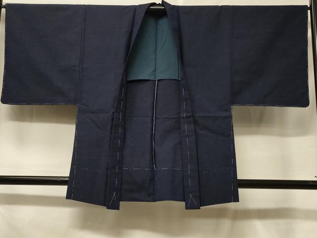 Rakuten - 平和屋着物＃男性　羽織　紬地　単衣　青褐色　正絹　逸品　未使用　CABF1344in