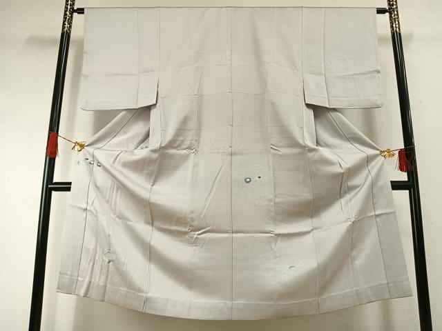 平和屋の平和屋着物●男性　長襦袢　無双仕立て　刺繍　草花文　正絹　逸品　AABI1439fy｜アングル2