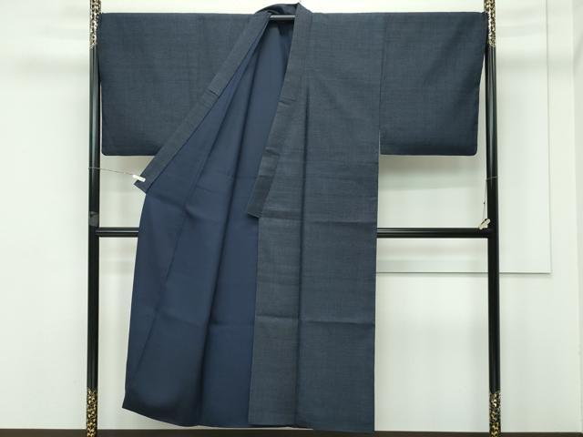 平和屋本店■極上　男性　本場結城紬　重要無形文化財　アンサンブル　100亀甲　総詰め　逸品　CZAA3370s5