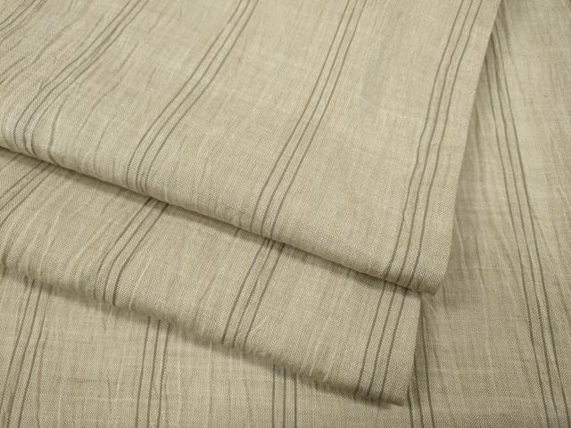Uramono - 平和屋着物＊夏物　男性　小紋　間道　綿麻　逸品　CABF3548ut
