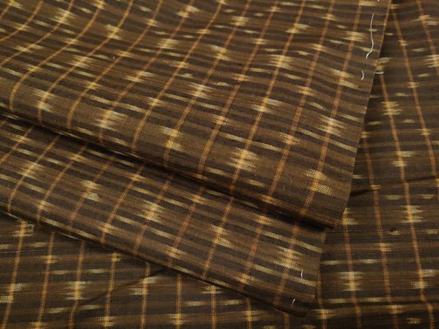 Full-Length Under-Kimono - 平和屋着物●上質な紬　菱吉祥文　正絹　逸品　未使用　CABE6981ut