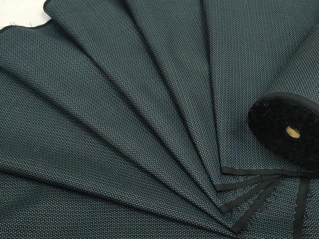 平和屋着物▼男性　大島紬　反物　着尺　アンサンブル　100亀甲　総詰め　逸品　未使用　DABD8166zzz