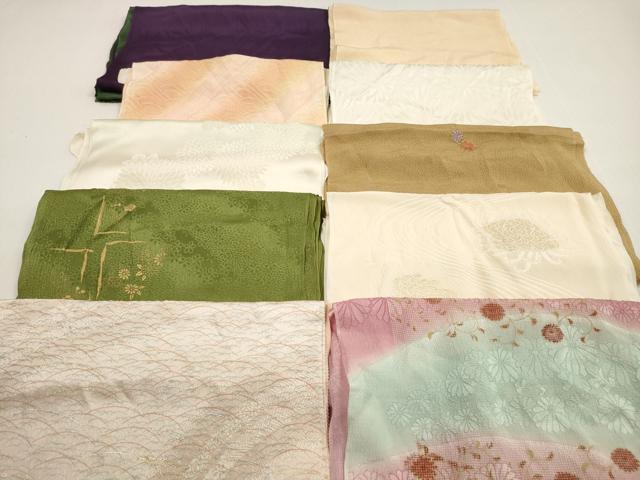 ■■■　商品詳細　■■■ 【正絹】 詳細に関しましては、 参考画像をご確認ください。 大変上質な逸品になります。 お安く出品致しますので、是非この機会にいかがでしょうか？ ■■■　注意事項　■■■ ■モニター発色の具合により色合いが異なる場合がございます。 ■寸法は多少の誤差が生じる場合がございますのでご了承ください。 ■縫込みの長さが左右非対称の場合は短い部分を記載しております。 左右非対称であってもご返品・お値引き等の保証は出来かねますので、ご了承の上ご購入をお願い致します。 ■シミ等のチェックには注意を払っておりますが、見落としがある場合もございますし、個人の見解も様々ですので神経質な方のご購入はお控えください。 ■箪笥に入っておりました着物や帯なので畳みシワや匂いがあるものもございます。 ■お休みは基本的に土日祝となりますが、その他臨時でお休みする場合がございますのでご了承ください。 ■商品の発送は平日のみの発送となります。 ■夜間と土曜、日曜日はお問い合わせの回答が遅れる場合がございます。 ■当店では、お直し、紋入れ、お手入れ等は承っておりません。 ■生地の状態（ヤケ、経年劣化等）によってはサイズ直しが出来ない場合がございます。 その点もどうかご了承のうえ、ご購入をお願いいたします。 ■弊社で取り扱う商品は一点ものにつき、時期や在庫状況に応じて金額が変更となる場合がございます。 ■検針は行っておりません。予めご了承いただきますようお願いいたします。 ■【洗える着物】と記載のある商品におきましては、商品お届け後に洗濯を行ってしまってからのご返品にはご対応しかねます。 念の為、専門店でのお手入れをお願いいたします。 ■写真に写っている物が全てになります。それ以外の付属品はございませんのでご了承ください。 ■着物のサイズ目安は下記を参考ください↓ ＜女性着物＞　お端折り次第で＋5cm　−1cmが着用可能サイズ 　例）身丈170cmの場合、身長160cm〜175cm ＜男性着物＞　身丈＋約25cm〜27cm程が適応身長 　例）身丈155cmの場合、身長180〜182cm