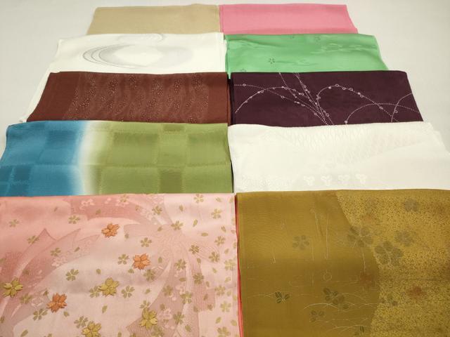 平和屋着物★和装小物　帯揚げ10枚セット　丹後ちりめん　正絹　逸品　DABG1257xg