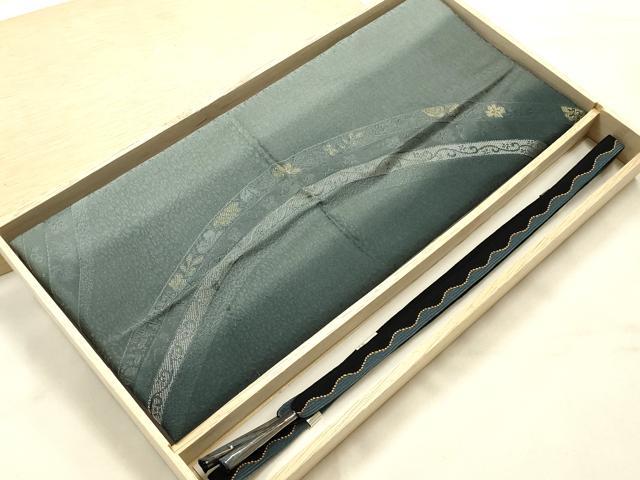 Other - 平和屋本店●和装小物　帯締め・帯揚げセット　高麗組　暈し染め　金糸　丹後ちりめん　正絹　逸品　未使用　AABJ1115ay