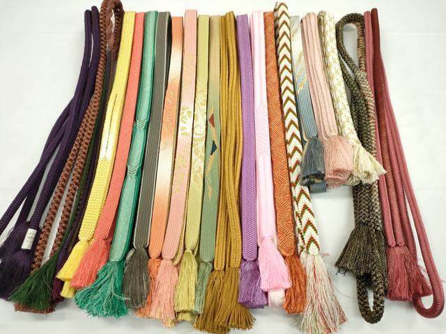 Other - 平和屋着物●和装小物　帯締め20本セット　高麗組　冠組　唐組　大和組　奈良組　金糸　未使用あり　逸品　CABH2057ju