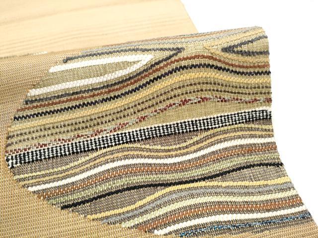 平和屋の平和屋着物▽六通柄袋帯　スリーシーズン　春夏秋　霞文　正絹　逸品　CABG9051hy｜アングル2