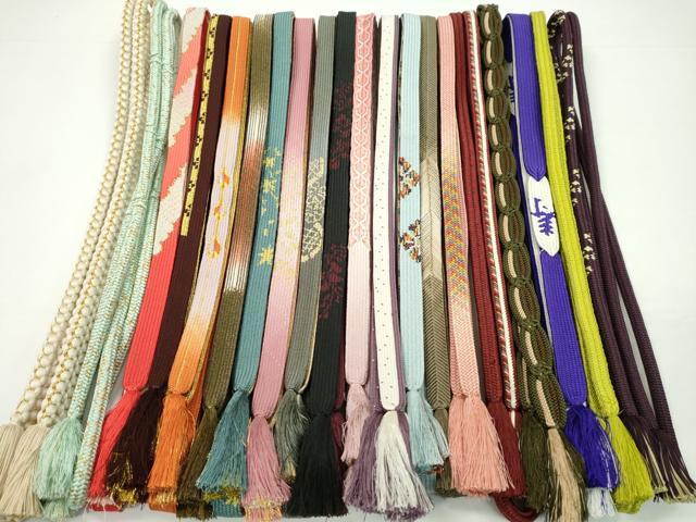 Other - 平和屋着物●和装小物　帯締め20本セット　高麗組　冠組　笹浪組　礼装用　金糸　未使用あり　逸品　CABH2014ju