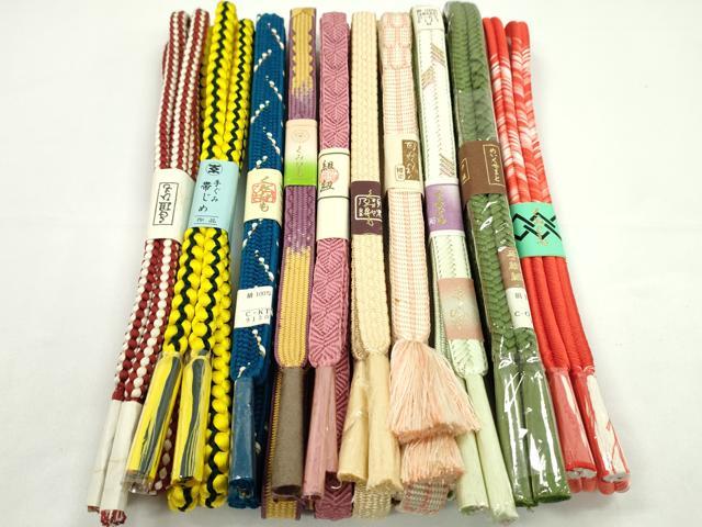 Other - 平和屋着物●和装小物　帯締め10本セット　高麗組　唐組　丸組　やまと誂製　逸品　未使用　CABF7551ju