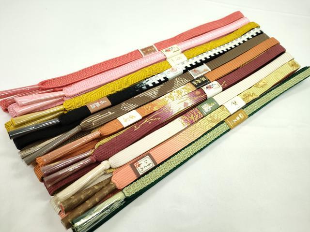 Other - 平和屋着物●和装小物　帯締め10本セット　高麗組　金糸　逸品　未使用　CABF7488ju