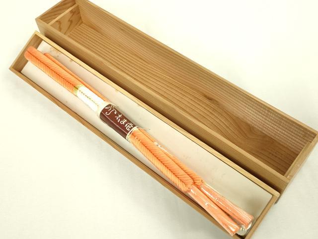 平和屋着物●極上　銀座　志ま亀　和装小物　帯締め　金糸　逸品　未使用　DZAA1212...