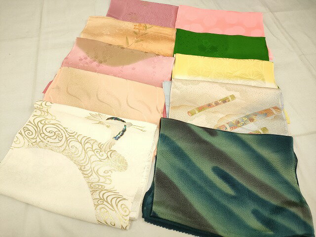 楽天平和屋平和屋着物★和装小物　上質な帯揚げ　10枚セット　未使用品多数　逸品　AAAO1689ps