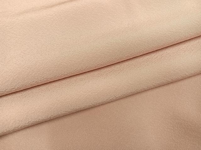 平和屋着物●上質な色無地　肉色　正絹　逸品　未使用　AABC9811ph