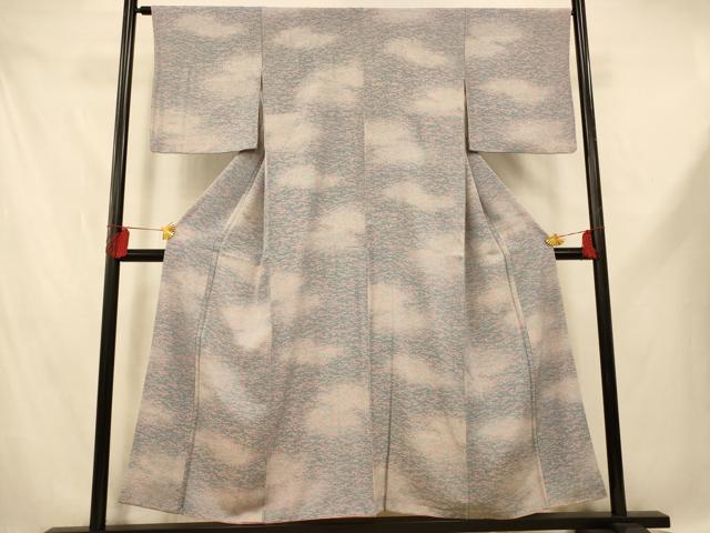 平和屋着物■江戸小紋　寄せ小紋柄　暈し染め　正絹　逸品　AABE1154fw