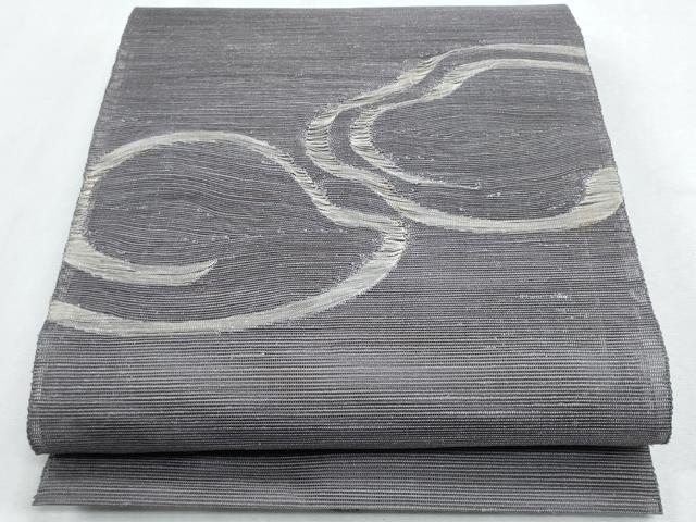 平和屋着物＊夏物　八寸名古屋帯　唐草文　正絹　逸品　CABH8163fb