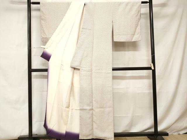 平和屋の平和屋着物■上質な小紋 松皮菱文 正絹 逸品 CABH0445ev｜アングル3