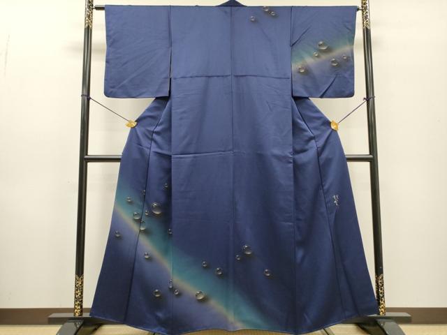 訪問着　フルセット　水滴　染色作家　青木龍雲　落款　難あり　練習用　着物　I3 楽天市場】青木龍雲の通販