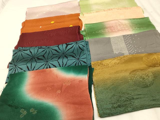 楽天平和屋平和屋着物★和装小物　上質な帯揚げ　10枚セット　未使用品多数　逸品　AAAO1696ps