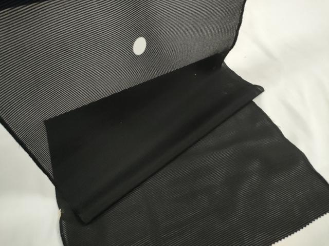 平和屋着物＊夏物　黒紋付　黒反物　着尺　絽　逸品　未使用　DAAW7754zzz