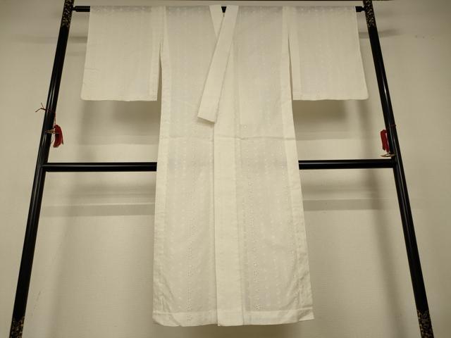 平和屋着物＊夏物 長襦袢 総レース 花唐草文 綿 AABI6657jd