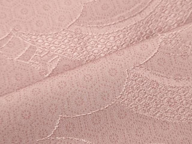 Rakuten - 平和屋着物■上質な小紋 雲取り青海波地紋 正絹 逸品 未使用 CABH3004oy