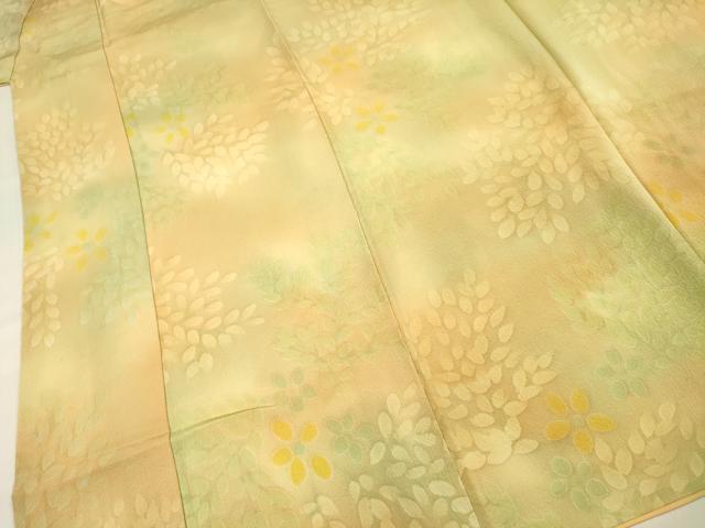 Rakuten - 平和屋着物■上質な小紋 舞花文 暈し染め 正絹 逸品 DABG1714ya