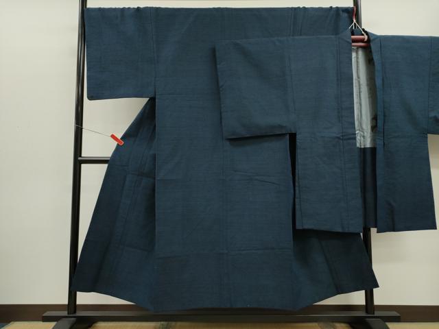 平和屋着物●男性　紬　アンサンブル　霞文　正絹　逸品　CABG2105ze