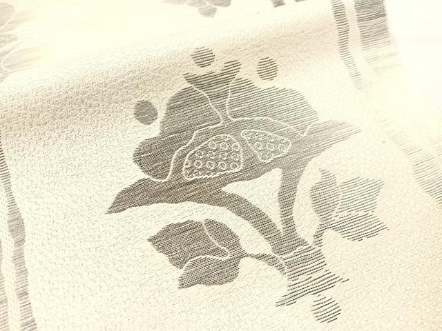 平和屋の平和屋着物●本場筑前博多織　八寸名古屋帯　更紗吉祥文　正絹　逸品　CABH4497vp｜アングル3
