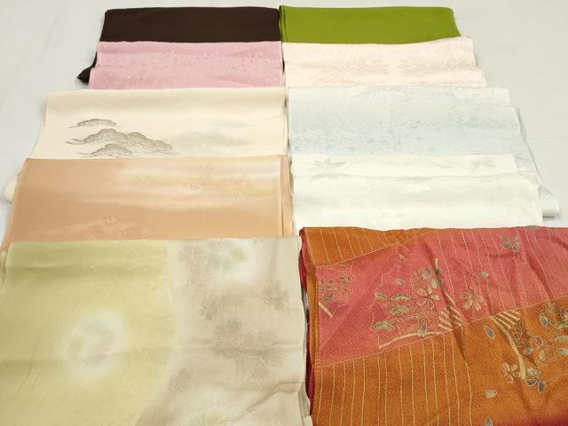 ■■■　商品詳細　■■■ 【正絹】 詳細に関しましては、 参考画像をご確認ください。 大変上質な逸品になります。 お安く出品致しますので、是非この機会にいかがでしょうか？ ■■■　注意事項　■■■ ■モニター発色の具合により色合いが異なる場合がございます。 ■寸法は多少の誤差が生じる場合がございますのでご了承ください。 ■縫込みの長さが左右非対称の場合は短い部分を記載しております。 左右非対称であってもご返品・お値引き等の保証は出来かねますので、ご了承の上ご購入をお願い致します。 ■シミ等のチェックには注意を払っておりますが、見落としがある場合もございますし、個人の見解も様々ですので神経質な方のご購入はお控えください。 ■箪笥に入っておりました着物や帯なので畳みシワや匂いがあるものもございます。 ■お休みは基本的に土日祝となりますが、その他臨時でお休みする場合がございますのでご了承ください。 ■商品の発送は平日のみの発送となります。 ■夜間と土曜、日曜日はお問い合わせの回答が遅れる場合がございます。 ■当店では、お直し、紋入れ、お手入れ等は承っておりません。 ■生地の状態（ヤケ、経年劣化等）によってはサイズ直しが出来ない場合がございます。 その点もどうかご了承のうえ、ご購入をお願いいたします。 ■弊社で取り扱う商品は一点ものにつき、時期や在庫状況に応じて金額が変更となる場合がございます。 ■検針は行っておりません。予めご了承いただきますようお願いいたします。 ■【洗える着物】と記載のある商品におきましては、商品お届け後に洗濯を行ってしまってからのご返品にはご対応しかねます。 念の為、専門店でのお手入れをお願いいたします。 ■写真に写っている物が全てになります。それ以外の付属品はございませんのでご了承ください。 ■状態に関する写真につきましては、掲載可能な写真枚数に限りがあるため、各箇所につき1枚参考画像を掲載しております。 ■着物のサイズ目安は下記を参考ください↓ ＜女性着物＞　お端折り次第で＋5cm　－1cmが着用可能サイズ 　例）身丈170cmの場合、身長160cm～175cm ＜男性着物＞　身丈＋約25cm～27cm程が適応身長 　例）身丈155cmの場合、身長180～182cm