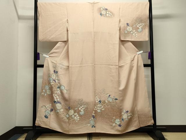 乐天商城 - 平和屋着物●訪問着　辻が花　手描き　暈し染め　正絹　逸品　CABG4431gh
