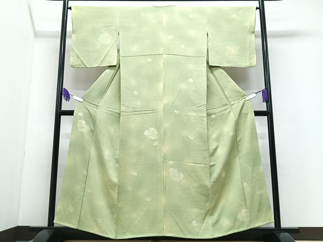 平和屋の平和屋着物■上質な小紋 地紋起こし 舞花地紋 暈し染め 正絹 逸品 CABI6860xe｜アングル2