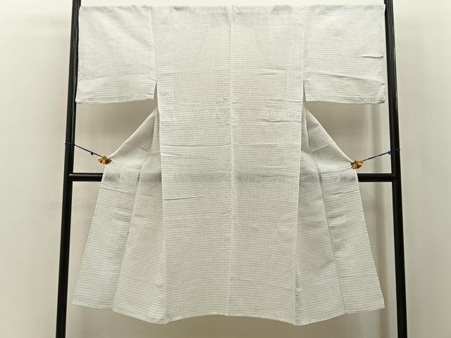 平和屋の平和屋着物∴夏物　男性　小紋・浴衣兼用　吉祥文　綿麻　逸品　BAAY3002hj｜アングル2