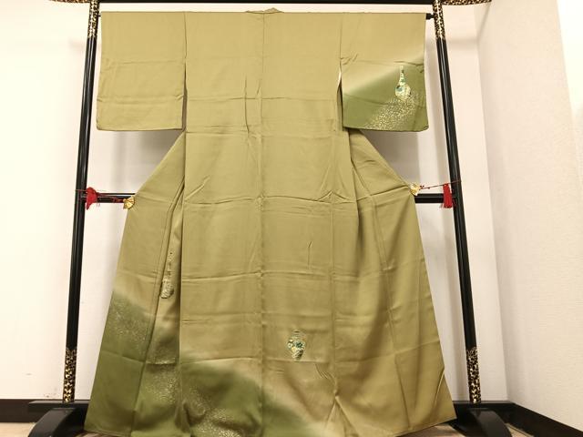 平和屋着物■訪問着 器物花文 暈し染め 金銀彩 正絹 逸品 AAAQ5596ph