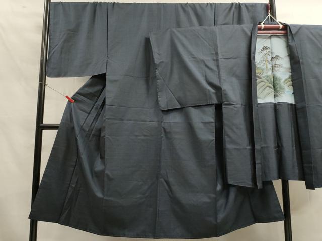 平和屋着物■男性 本場大島紬 アンサンブル 90亀甲 総詰め 正絹 逸品 DAAQ6044tw