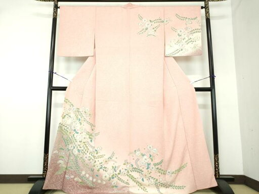 平和屋着物●訪問着 絞り 辻が花 暈し染め 金銀彩 正絹 逸品 DAAU5110ps 平和屋着物●訪問着 絞り 辻が花 暈し染め 金銀彩 正絹 逸品 DAAU5110ps
