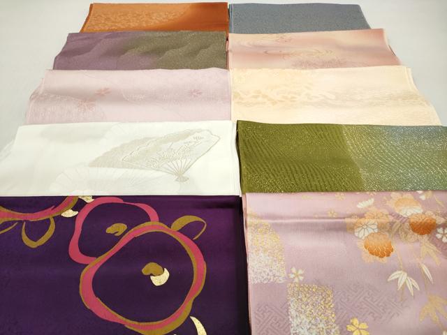 平和屋着物★和装小物　帯揚げ10枚セット　正絹　逸品　DABI0113xg