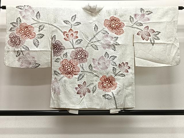 平和屋の平和屋着物∞羽織　総絞り　枝花文　正絹　逸品　CABH3285ua｜アングル2