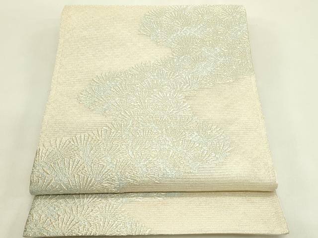 平和屋着物＊夏物　六通柄袋帯　松葉　金銀糸　正絹　逸品　未使用　CABJ1793rv