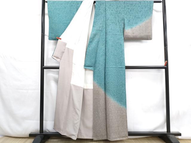 平和屋の平和屋着物■訪問着 霞文 暈し染め 正絹 逸品 DABH1391qa｜アングル2