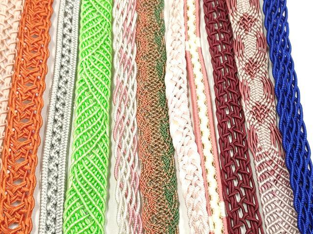 平和屋の平和屋着物＊夏物　和装小物　帯締め20本セット　レース織　金銀糸　長尺あり　逸品　DABI0234xg｜アングル3
